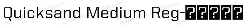 Quicksand Medium Reg字体转换